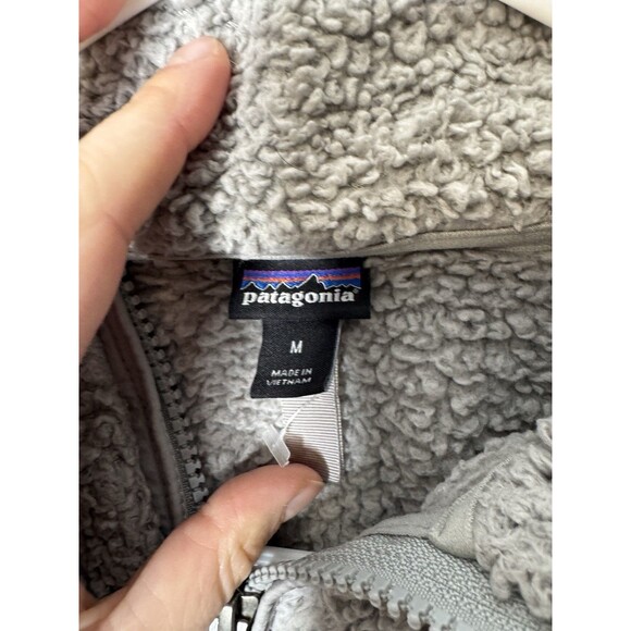 Patagonia los gatos Fleece Jacket womens M 1/4 Quarter Zip Pullover - Picture 2 of 5